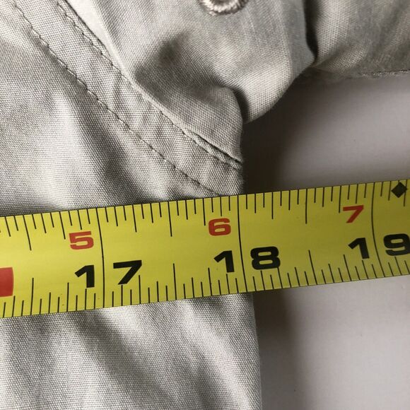 Columbia PFG Shirt Youth XL Khaki Vented Outdoor Cotton Short Sleeve - Picture 5 of 16